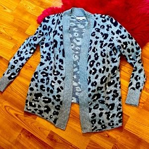 Loft leopard cardigan